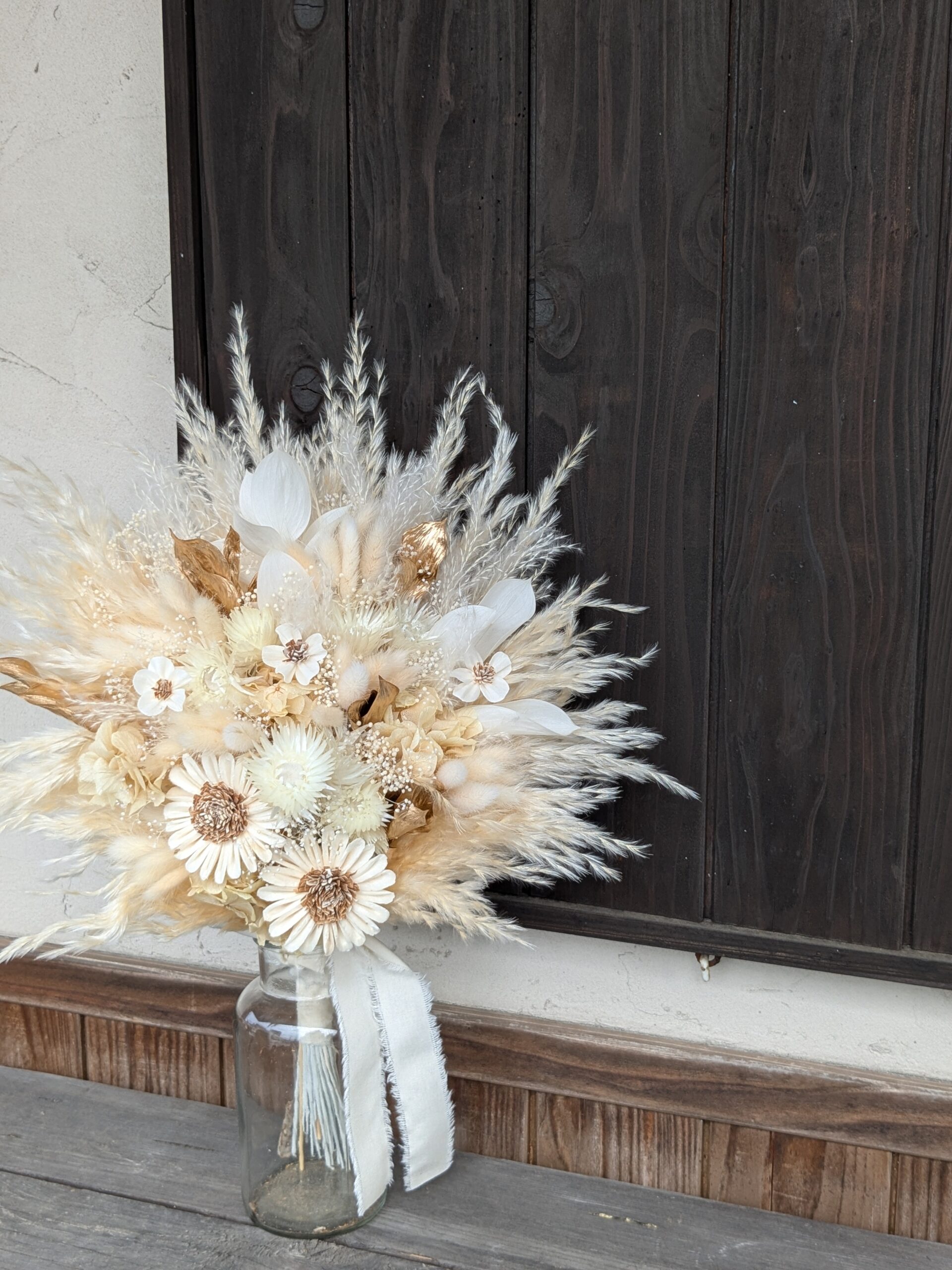 パンパスブーケ|ホワイト×ゴールド - 画像 (6)