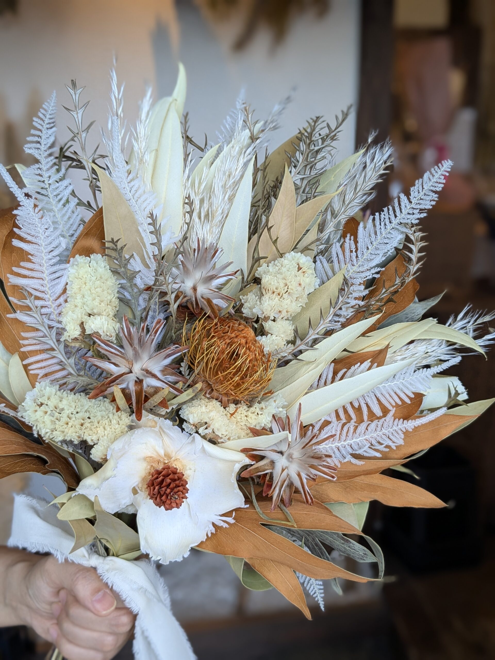 ドライブーケ|パームフラワー×ドライアンドラ - 画像 (2)