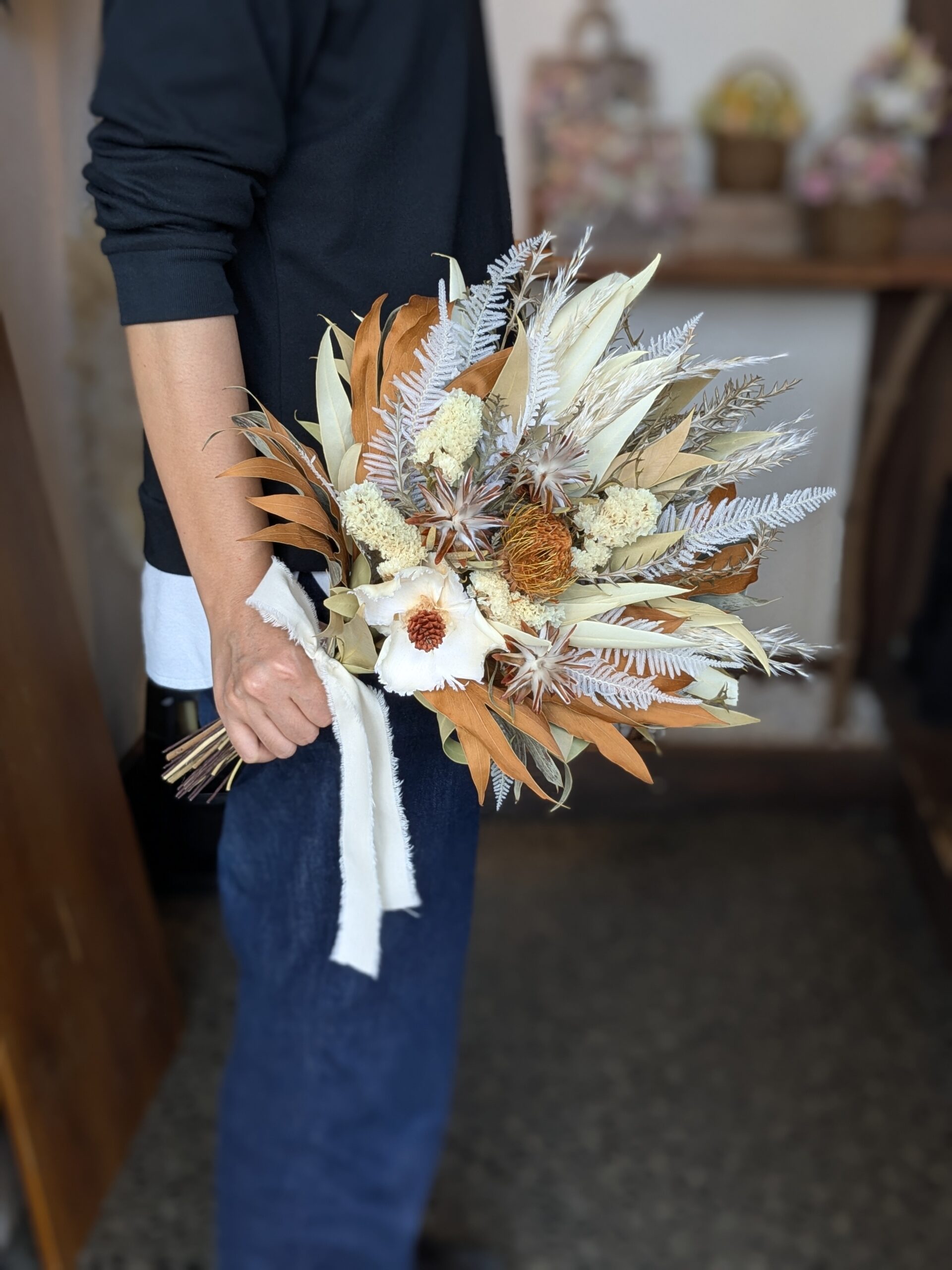 ドライブーケ|パームフラワー×ドライアンドラ - 画像 (3)