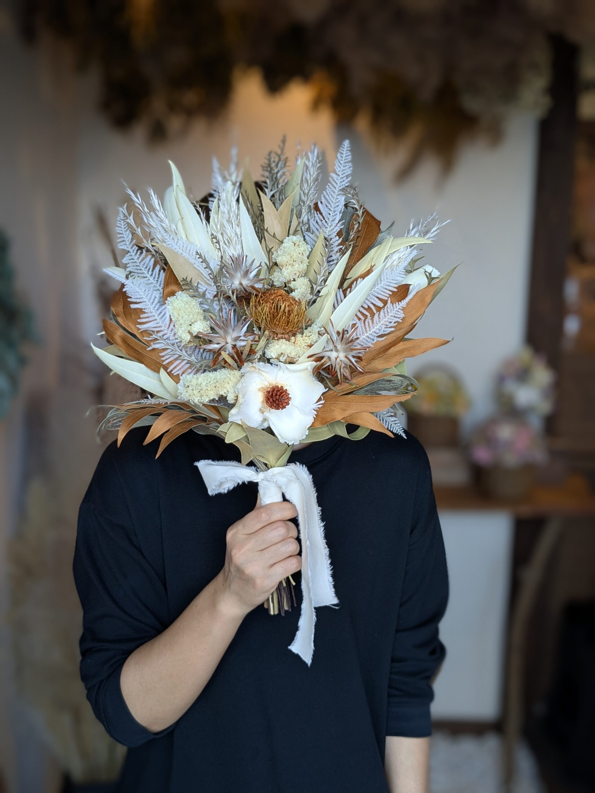 ドライブーケ|パームフラワー×ドライアンドラ - 画像 (4)