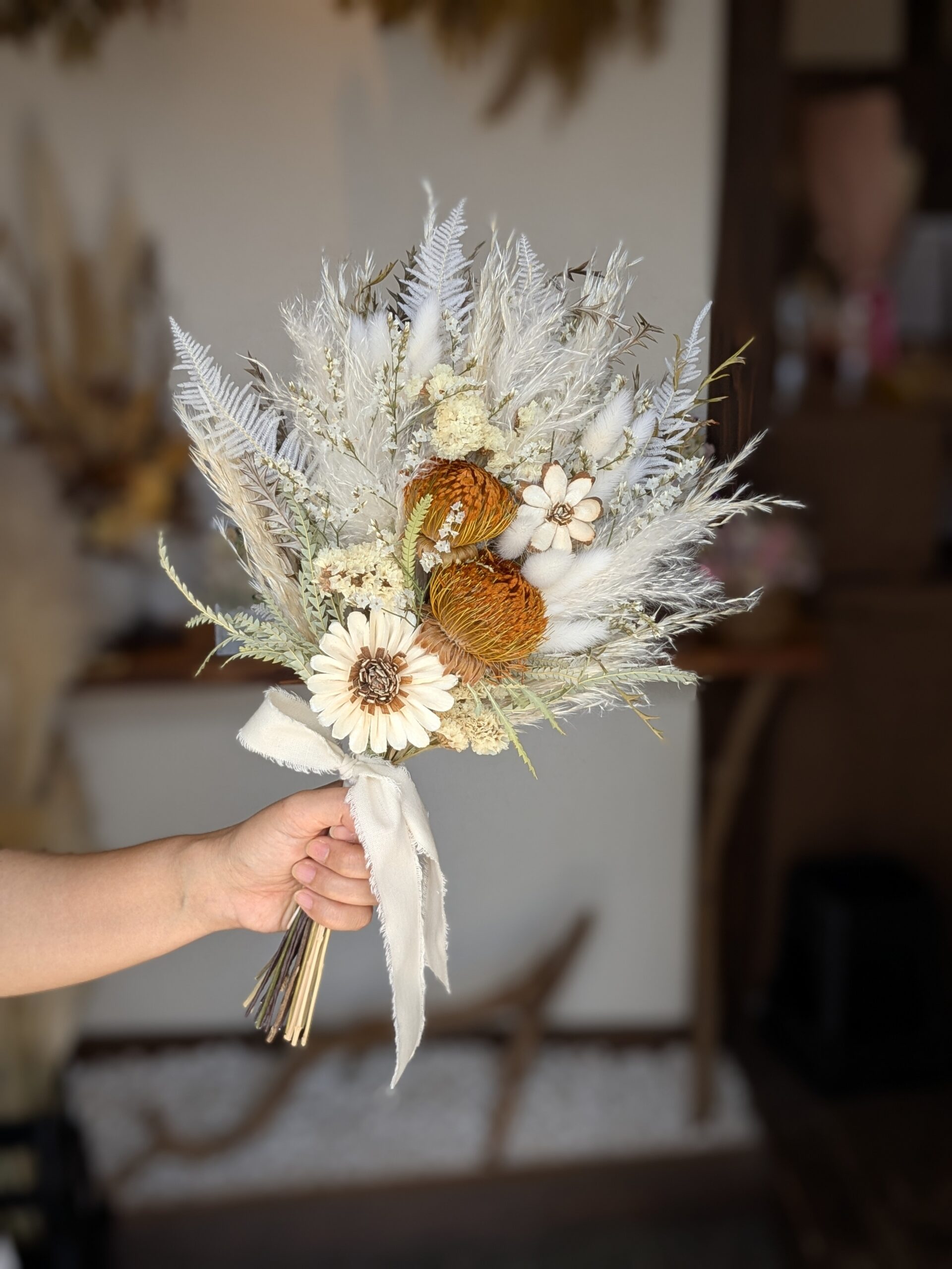 ドライブーケ|ドライアンドラ×ソラヒマワリ