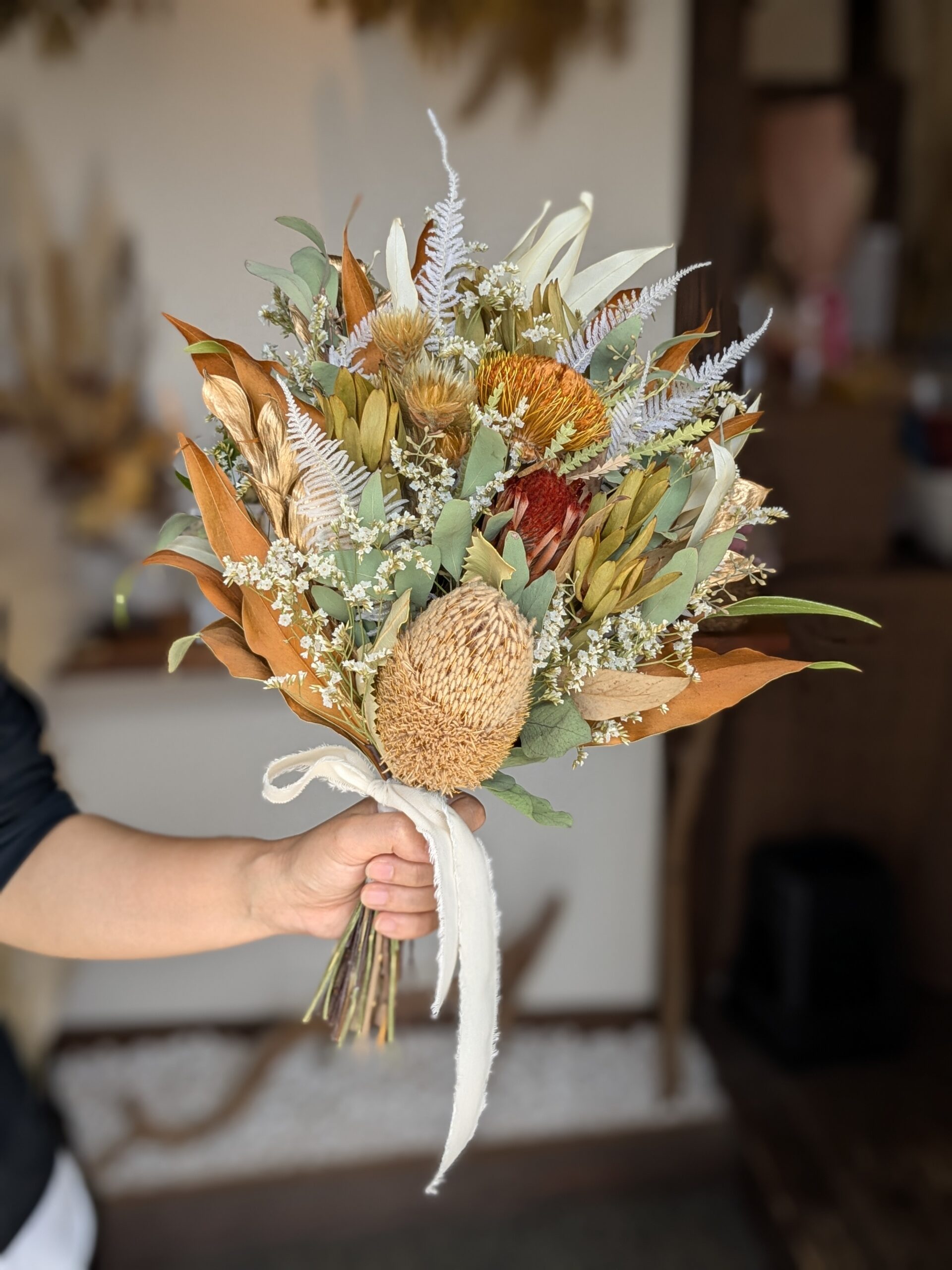 ドライブーケ|バンクシア×プロテア