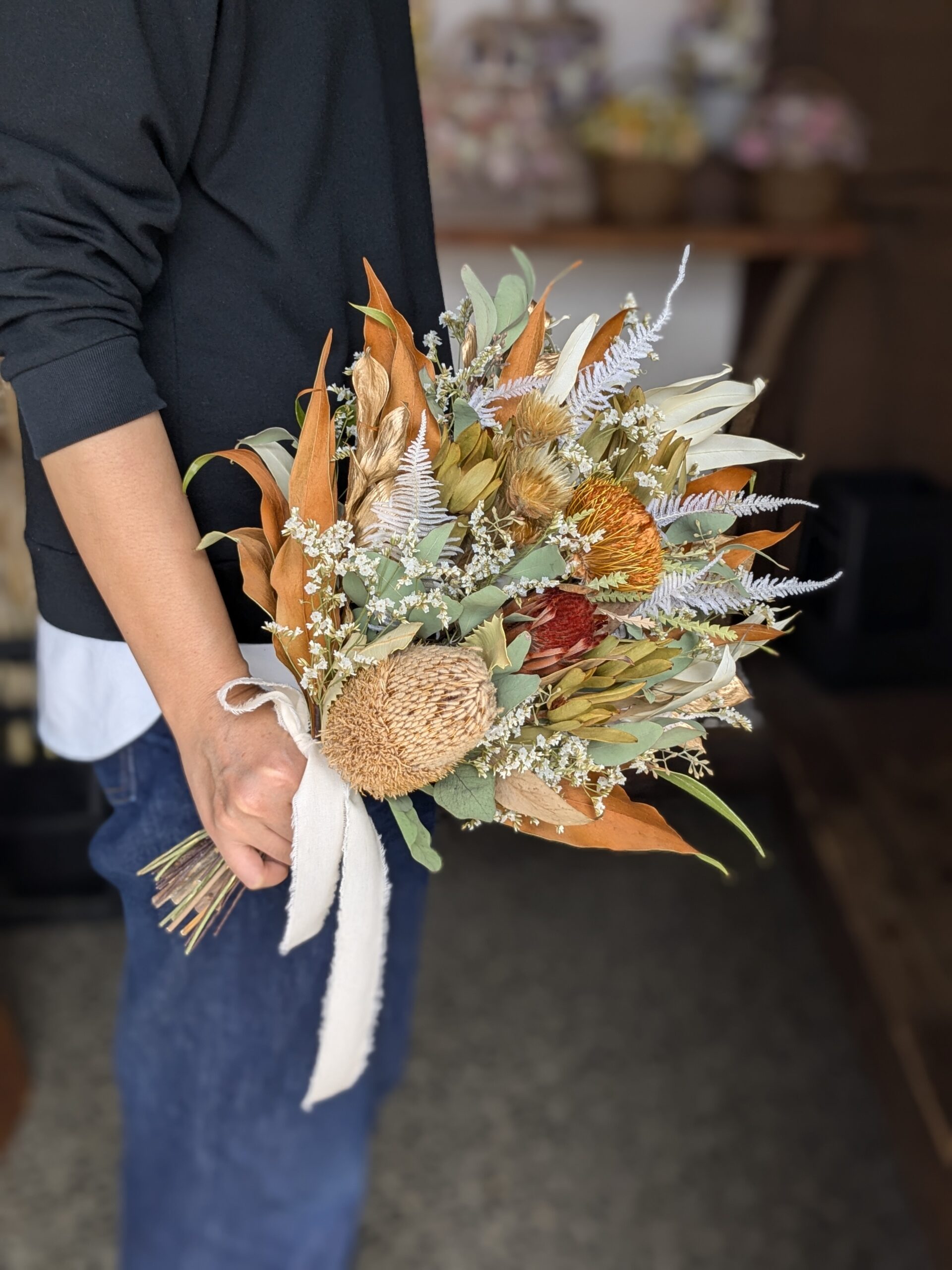 ドライブーケ|バンクシア×プロテア - 画像 (2)