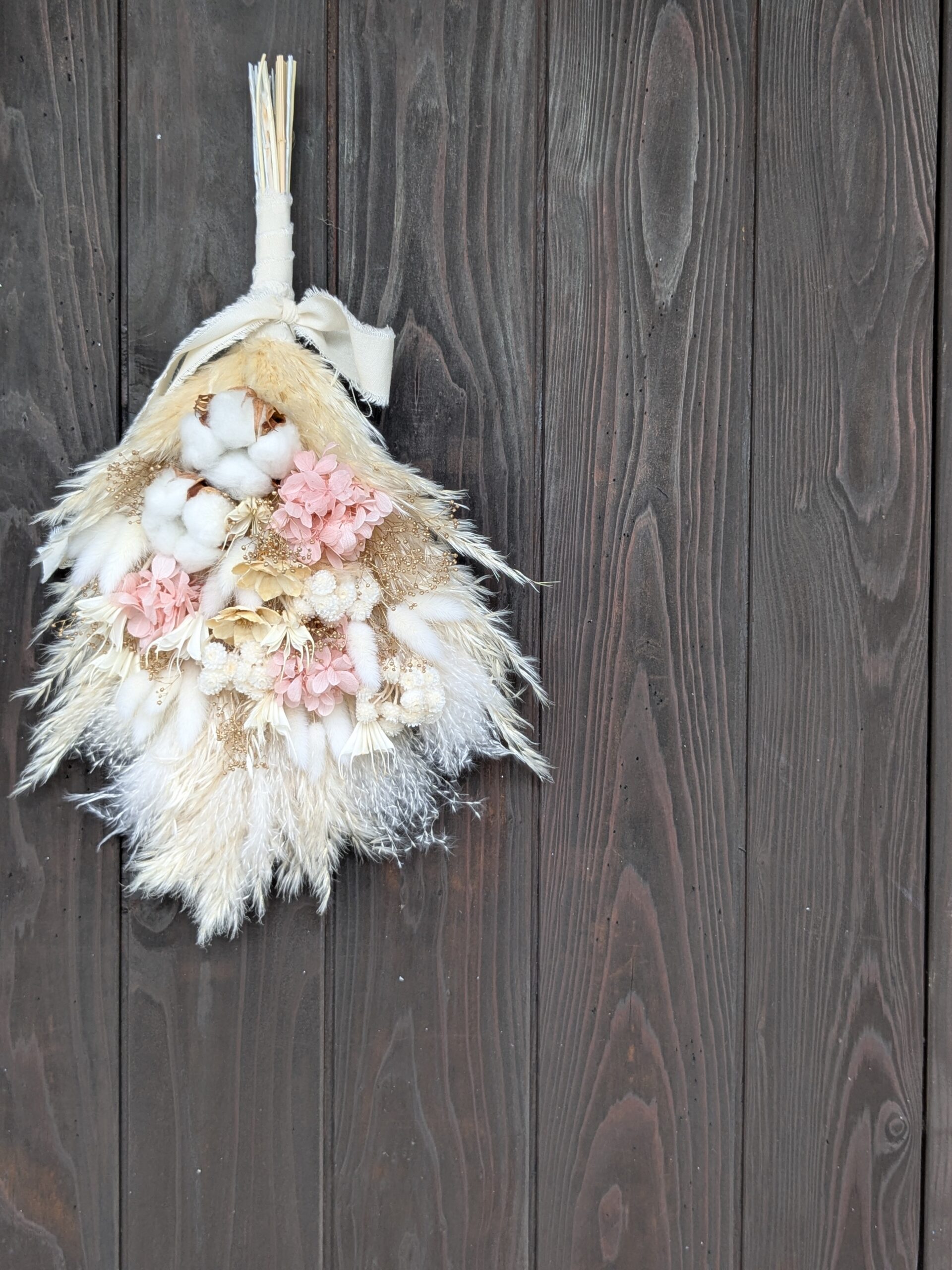 パンパスブーケ|アイボリー×ピンク - 画像 (5)