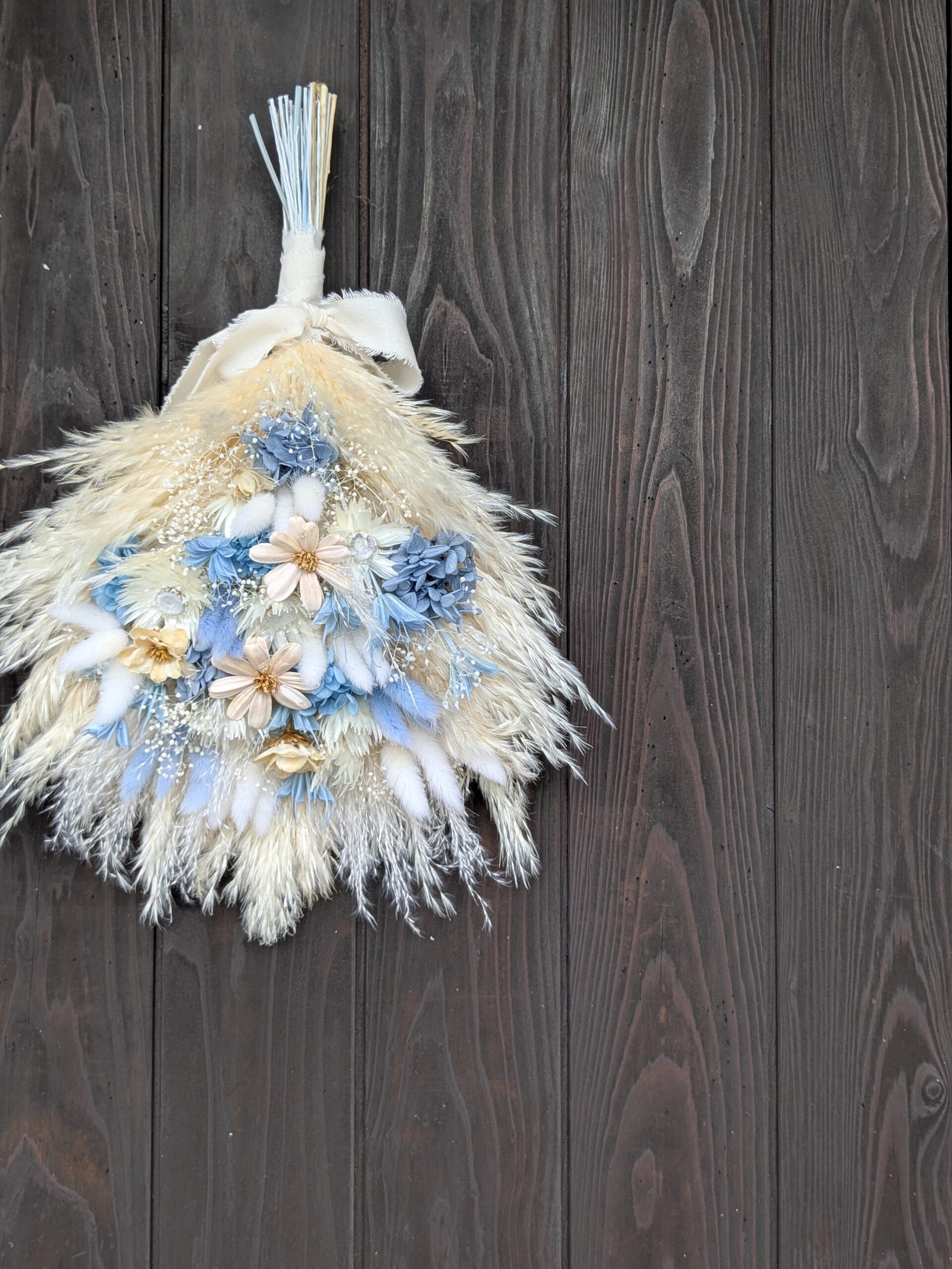 パンパスブーケ|ホワイト×ブルー - 画像 (6)