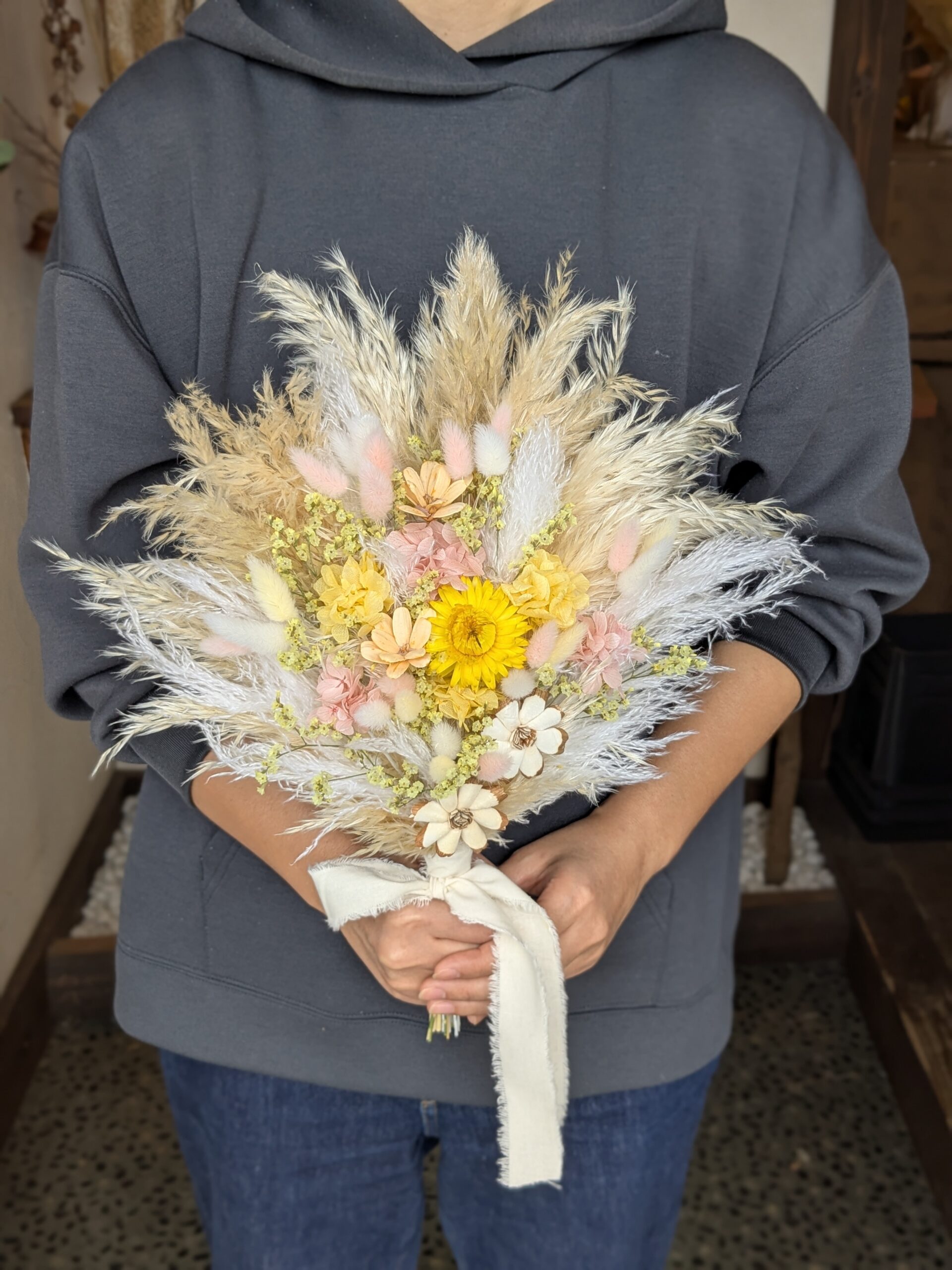 パンパスブーケ|イエロー×ピンク - 画像 (3)