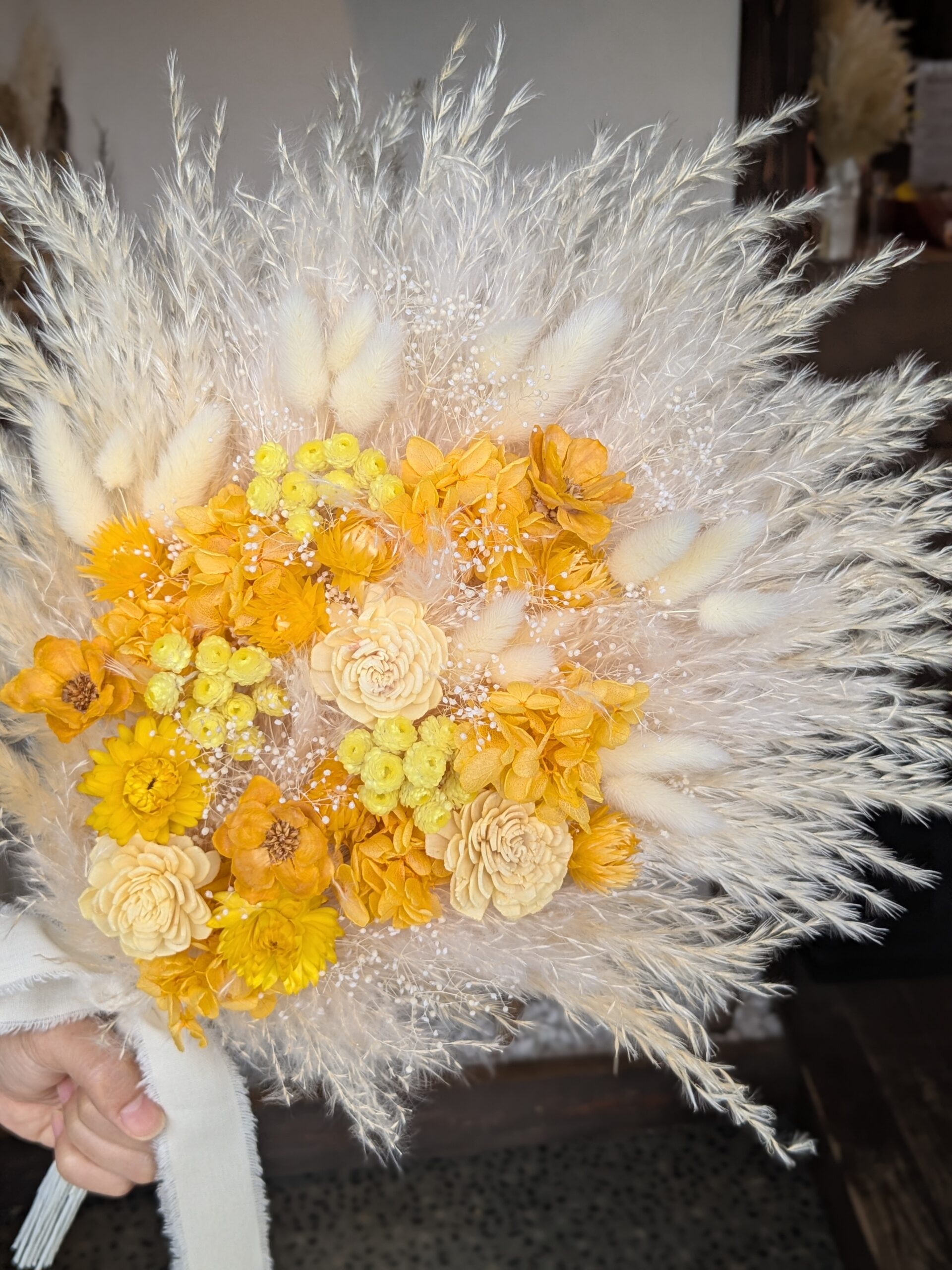 パンパスブーケ|イエロー×イエロー - 画像 (2)