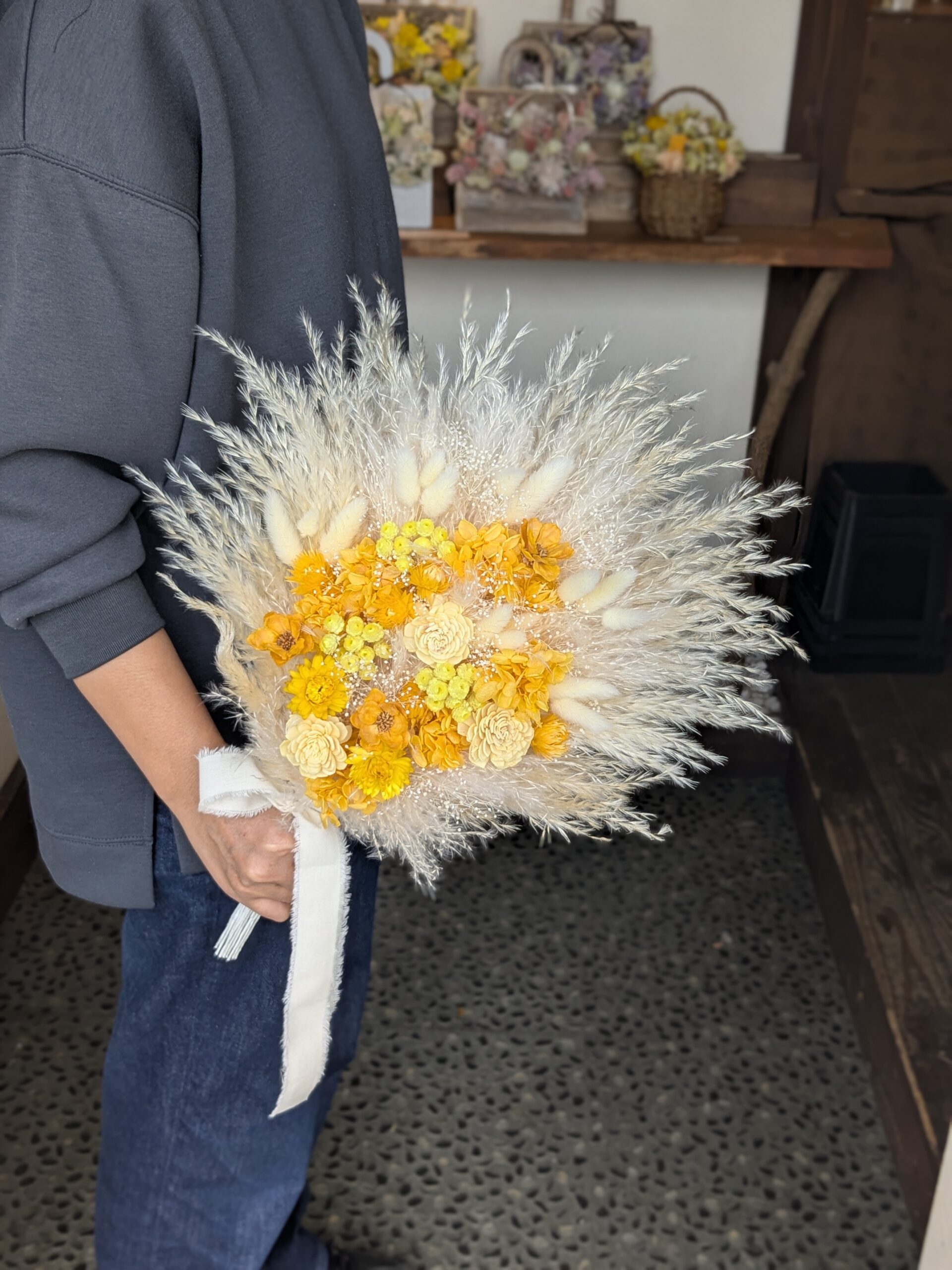 パンパスブーケ|イエロー×イエロー - 画像 (4)